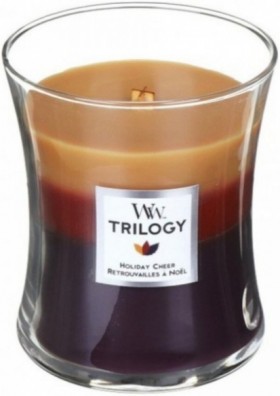 Ароматична свіча WoodWick Medium Trilogy Holiday Cheer 275 г