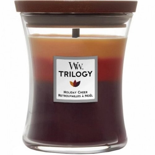 Ароматична свіча WoodWick Medium Trilogy Holiday Cheer 275 г