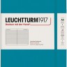 Блокнот Leuchtturm1917 Smooth Colours середній 14,5 х 21 см в лінію океанський