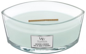 Ароматична свіча WoodWick Ellipse Sagewood &amp; Seagrass 453 г