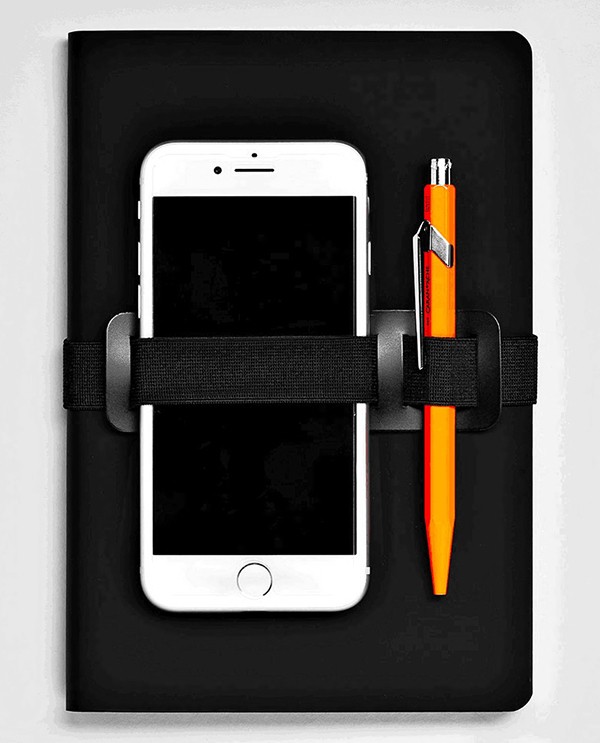 Резинка на блокнот Nuuna Anti-Handbang L Light чорна