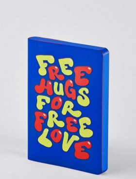 Блокнот Nuuna Graphic Free Hugs by Jan Paul Muller 10,8 х 15 см в крапку