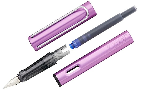 Чорнильна ручка Lamy Al-Star Lilac бузкова перо M (середнє)