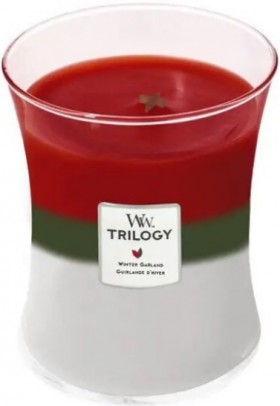 Ароматична свіча WoodWick Medium Trilogy Winter Garland 275 г 