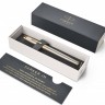 Чорнильна ручка Parker IM Brushed Metal GT FP сталева з позолотою перо F (тонке)