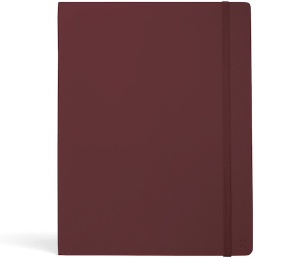 Блокнот Karst PRO B5 19 х 25 см в лінію бургунді м'який