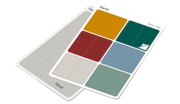 Блокнот Karst PRO B5 19 х 25 см в лінію бургунді м'який