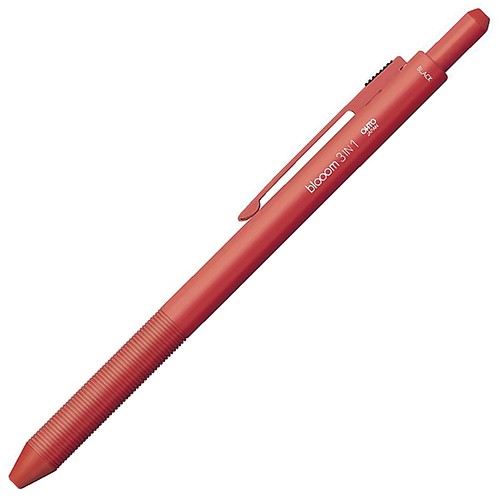 Мультифункціональна ручка Ohto Bloom 3 в 1 коралова