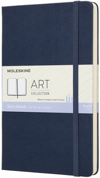 Скетчбук Moleskine Art середній 13 х 21 см нелінований сапфір