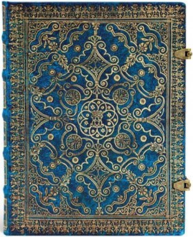 Блокнот Paperblanks Еквінокс Лазурний великий 18 х 23 см в лінію 