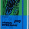 Блокнот Moleskine Go Nagai Steel Jeeg середній 13 х 21 см в нелінований зелений 