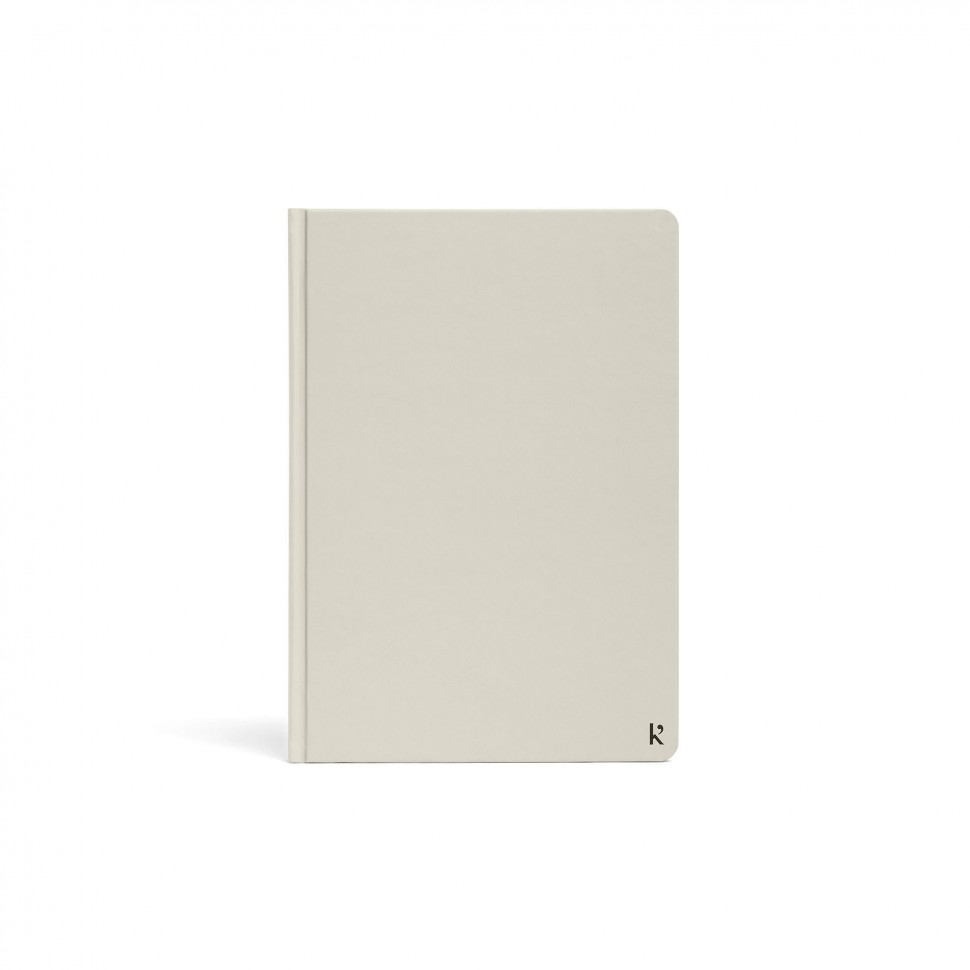 Блокнот Karst Classic A5 14,8 х 21 см в крапку сірий камінь 