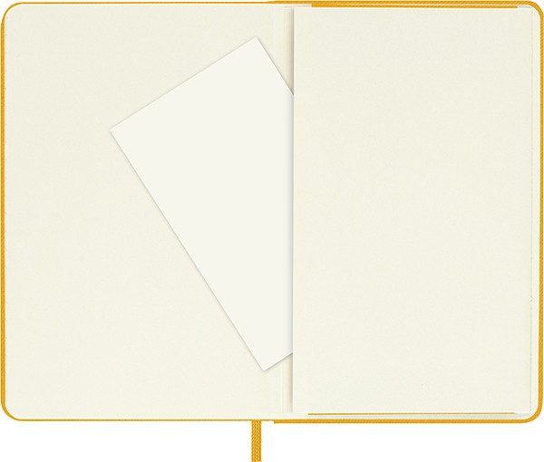 Блокнот Moleskine Silk кишеньковий 9 х 14 см в лінію жовтогарячий  