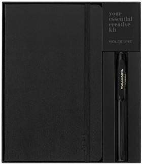 Подарунковий набір Moleskine x Kaweco блокнот + ручка чорний
