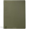 Блокнот Karst PRO B5 19 х 25 см в лінію оливковий м'який