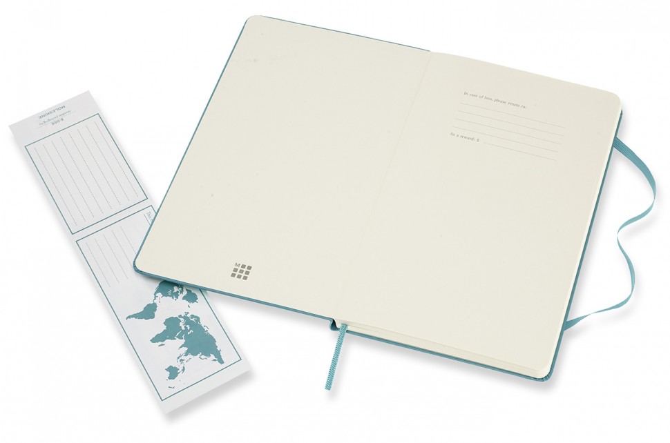 Блокнот Moleskine Classic середній 13 x 21 см нелінований океанський синій