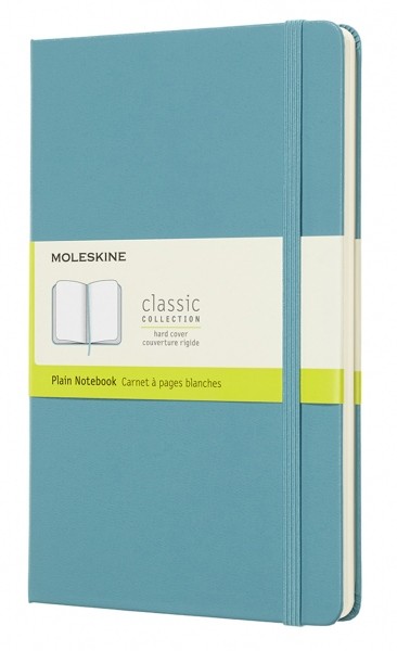 Блокнот Moleskine Classic середній 13 x 21 см нелінований океанський синій