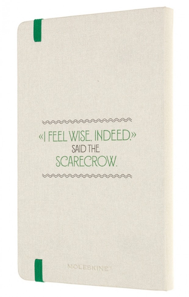Блокнот Moleskine Wizard of Oz Магія середній 13 х 21 см в лінію зелений