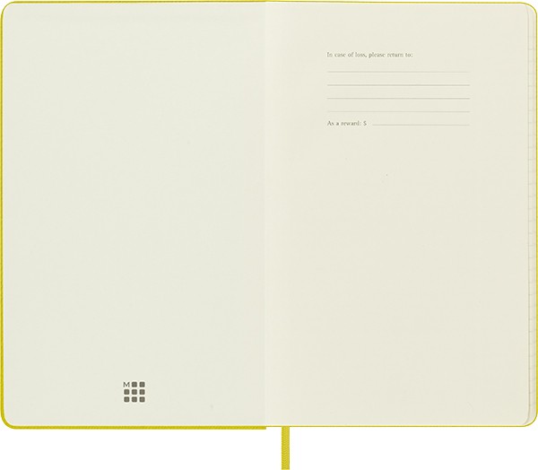 Блокнот Moleskine Silk середній 13 х 21 см в лінію солом'яно-жовтий 