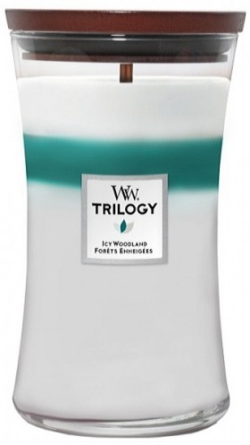 Ароматична свіча WoodWick Large Trilogy Icy Woodland 609 г