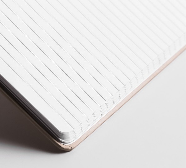 Блокнот Karst Classic A5 14,8 х 21 см в лінію рожева півонія