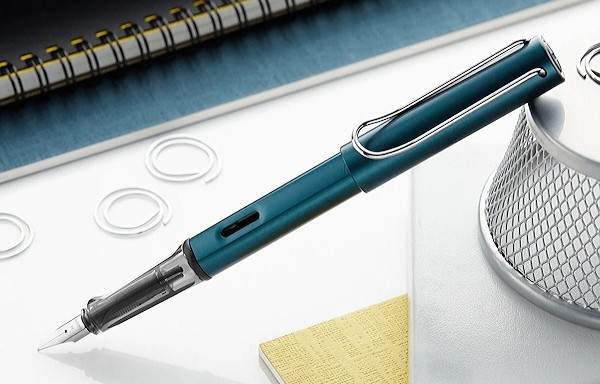 Чорнильна ручка Lamy Al-Star Petrol бензинова перо M (середнє)