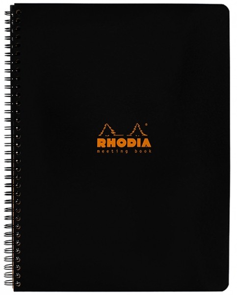 Блокнот Rhodia Meeting Book A4 чорний