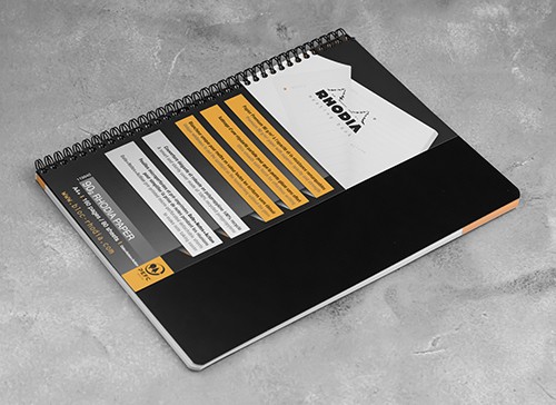 Блокнот Rhodia Meeting Book A4 чорний