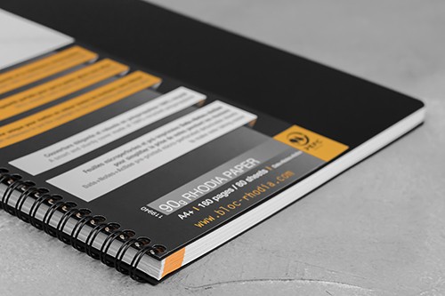 Блокнот Rhodia Meeting Book A4 чорний