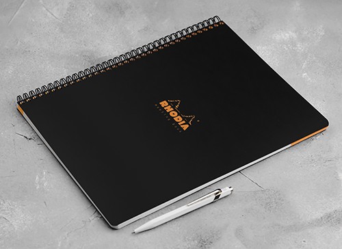 Блокнот Rhodia Meeting Book A4 чорний