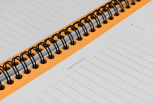 Блокнот Rhodia Meeting Book A4 чорний