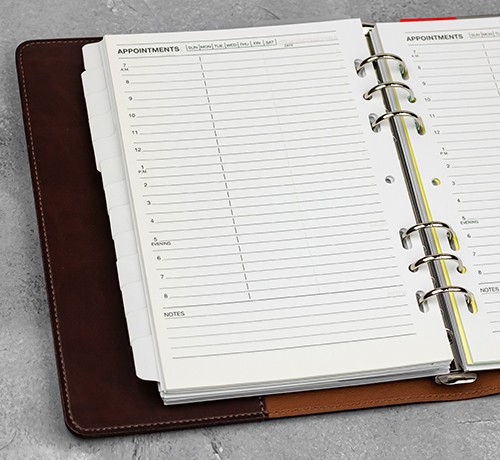 Органайзер inTempo Basic на 2025 рік А5 чорний