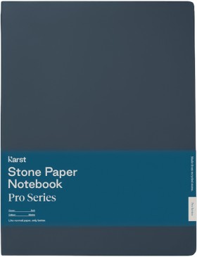 Блокнот Karst PRO B5 19 х 25 см в лінію ультрамарин м'який
