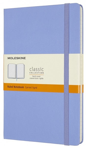 Блокнот Moleskine Classic середній 13 x 21 см в лінію блакитна гортензія