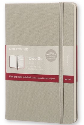 Блокнот Moleskine Two-Go 11,5 х 17,5 см сірий