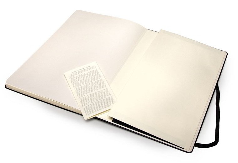 Скетчбук Moleskine Art середній 13 х 21 см нелінований чорний 