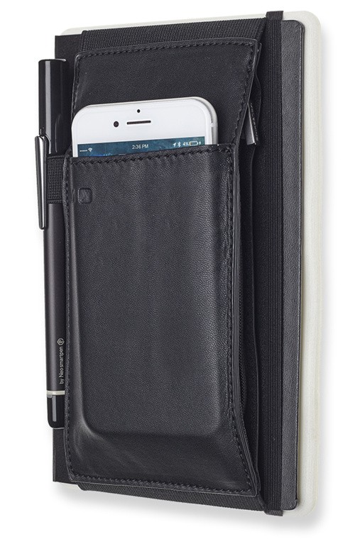 Пенал для ручок та олівців Moleskine Classic з кріпленням на блокнот чорний 