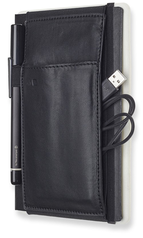 Пенал для ручок та олівців Moleskine Classic з кріпленням на блокнот чорний 