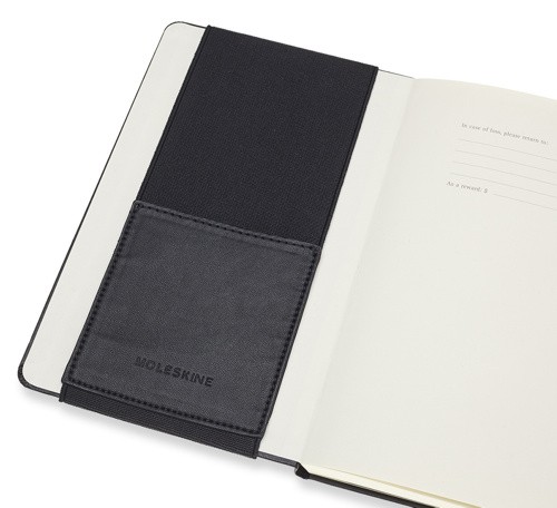 Пенал для ручок та олівців Moleskine Classic з кріпленням на блокнот чорний 