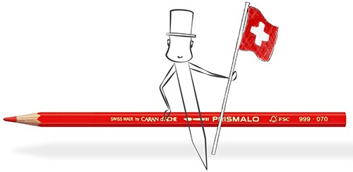 Набір акварельних олівців Caran d'Ache Prismalo 100 років 25 штук