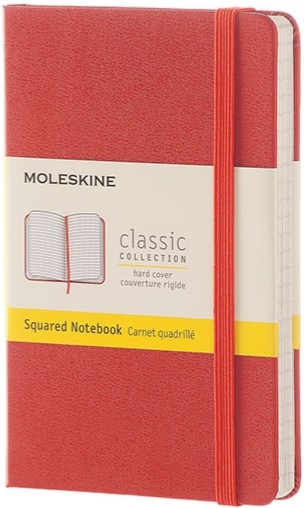 Блокнот Moleskine Classic кишеньковий 9 х 14 см в клітинку помаранчевий