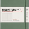 Блокнот Leuchtturm1917 Smooth Colours середній 14,5 х 21 см в крапку оливковий