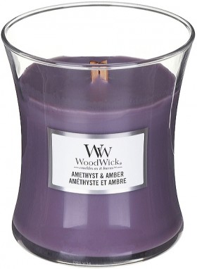 Ароматична свіча WoodWick Medium Amethyst &amp; Amber 275 г