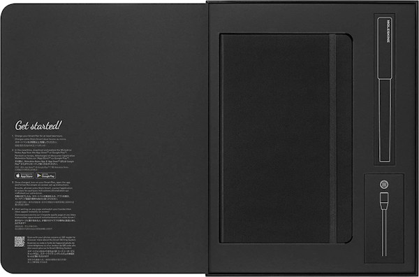 Набір Moleskine Smart Writing Set (Smart Pen + Smart Notebook чорний в лінію)