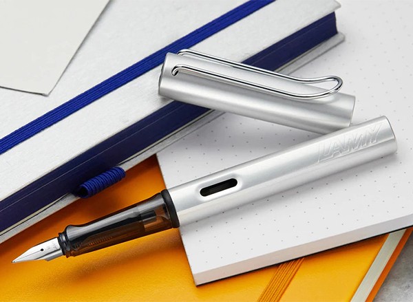 Чорнильна ручка Lamy Al-Star Silver срібляста перо F (тонке)