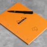 Блокнот Rhodia Side А4 лінування seye з отворами для швидкозшивача помаранчевий