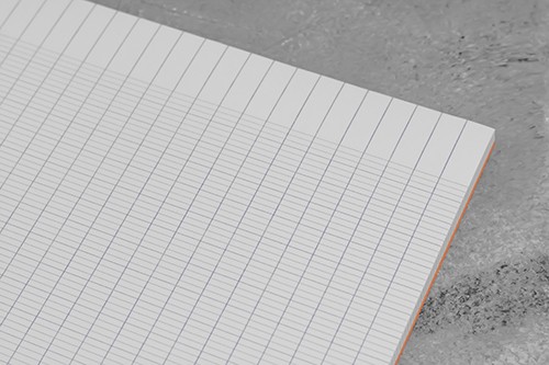 Блокнот Rhodia Side А4 лінування seye з отворами для швидкозшивача помаранчевий