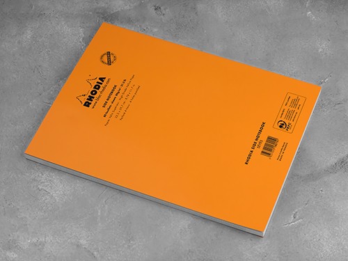 Блокнот Rhodia Side А4 лінування seye з отворами для швидкозшивача помаранчевий