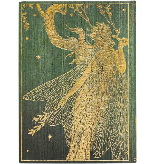 Блокнот Paperblanks Кольорові Казки Оливкова Фея середній 12 х 18 см нелінований