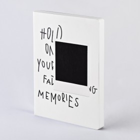Блокнот Nuuna Graphic Thermo Fading Memories 16,5 х 22 см в крапку